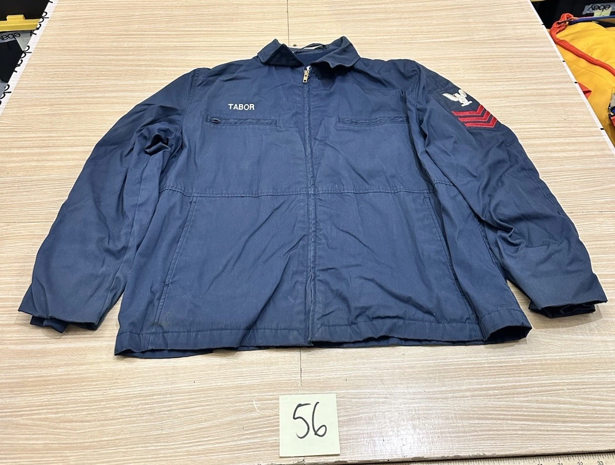 navy utility jacket products for sale | eBay