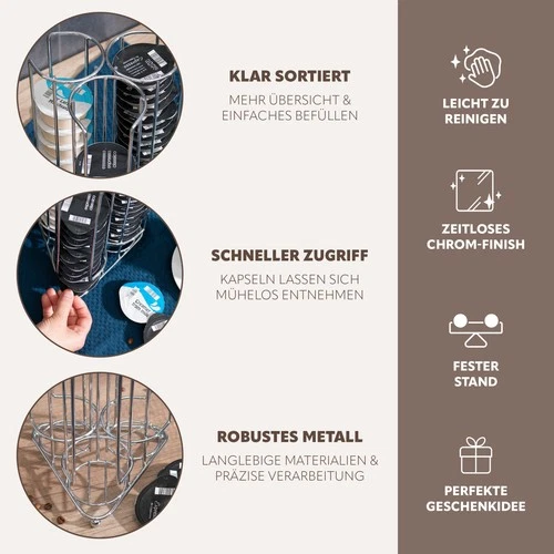 Kapselhalter für "TASSIMO" Kapselständer, Kapselspender für bis zu 51 Kapseln - Bild 4 von 8