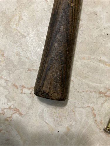 Vintage Stubby Wood Handle Ball Peen Hammer - Picture 6 of 7