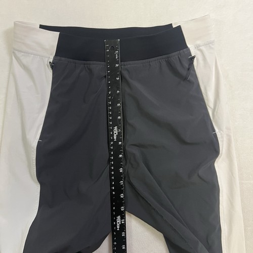 Lululemon Adapted State hoch geschnittene Jogginghose Damen schwarz weiß Größe 10 - Bild 10 von 11