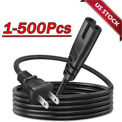 5ft Premium 2-Prong AC Power Adapter Cord Cable Lead For Sony Playstation 4 PS4
