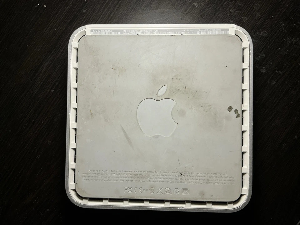 Apple Mac Mini w/ SSD - RETRO VINTAGE - OS X 10.6 Snow Leopard - TESTED - Image 3 of 4