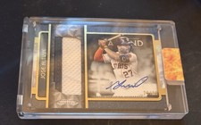 Topps 2023 Diamond Icons Jumbo Patch Auto Jose Altuve/25 Houston Astros