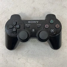 Authentic Sony Playstation 3 PS3 Genuine OEM Dualshock Black Controller Tested