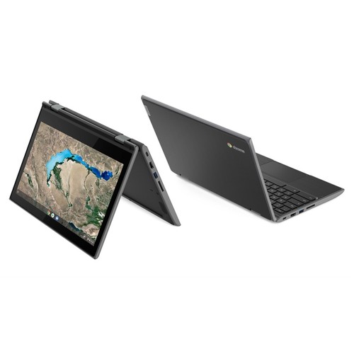 Lenovo Chromebook 300e 2nd Gen 11.6" 32GB N4020, Black - Picture 2 of 4