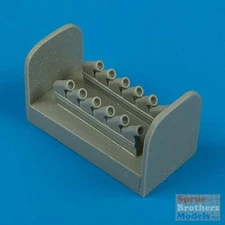 QBT72236 1:72 Quickboost Spitfire PR XIX Exhausts (AFX kit) #72236