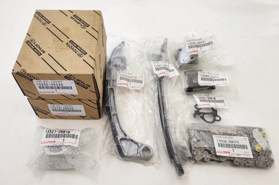 Genuine Toyota Camry Rav4 Scion Venza Timing Chain Kit Oem Engine 2ARFE 1ARFE Foto 2 de 2