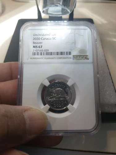 Top pop 2020 CANADA 5 Cent NGC M67 Coin LOWEST Mintage after 1972-see descriptio