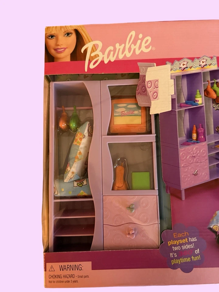 Barbie All Around Home Dormitorio Juego 2001 Mattel #67552 Sellado - Nuevo Foto 2 de 4
