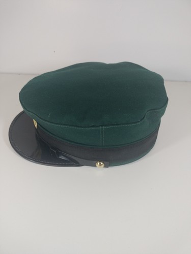Cappello Berretto Deviatore Ferrovie Dello Stato FS Anni 90 verde Vintage - Foto 5 di 7