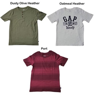 GAP Kids Boy's Short Sleeve Pullover Cotton Tee T-Shirt