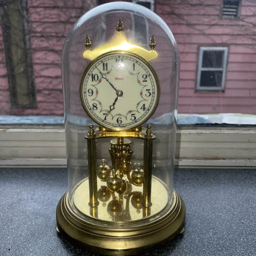 Vintage 1951 Kiening Obergfell Kundo 400 Day Anniversary Torsion Clock Works