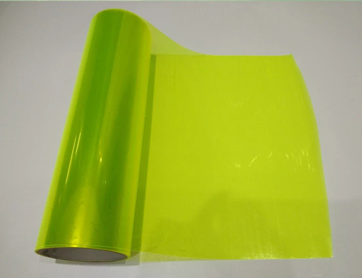 Pegatinas envolventes de vinilo de película de tinte de protección de faros de coche de 12""x48" - amarillo Lucifer Foto 3 de 4