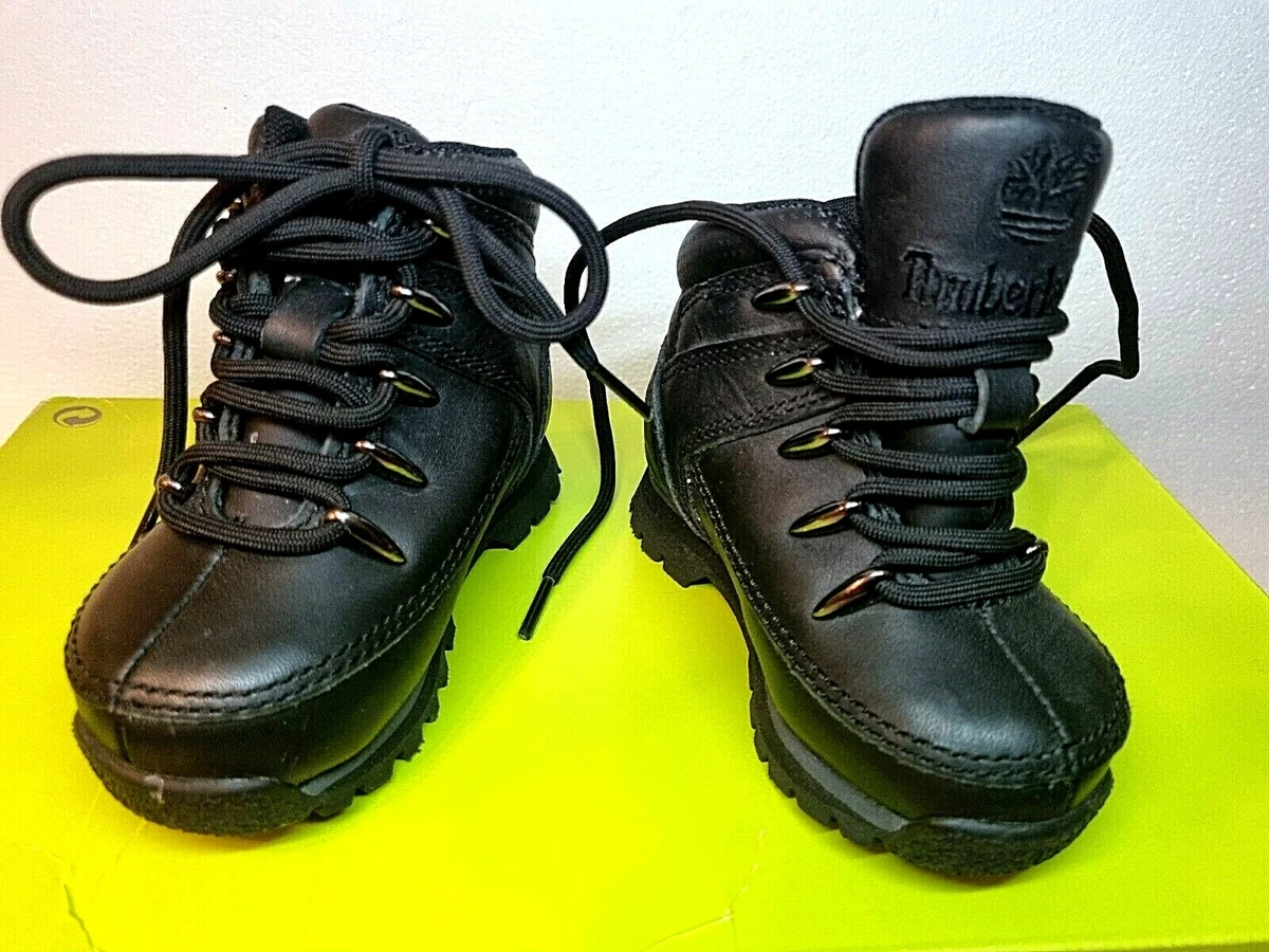 TIMBERLAND EURO SPRINT HIKER FOR TODDLER BOOT BLACK .INFANT UK