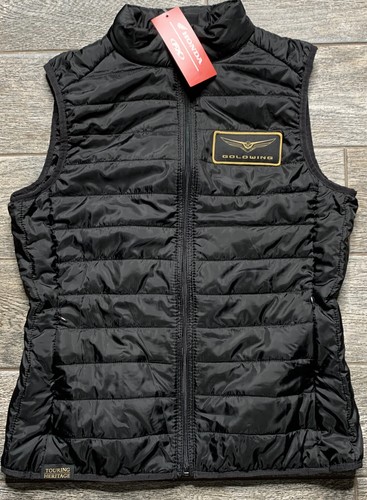 Factory Effex Women's Goldwing Puff Vest Sz Medium Black Honda Touring Heritage - Picture 1 of 8