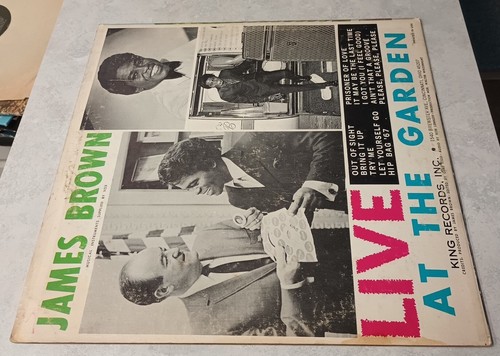 JAMES BROWN Live at the Garden KING 1018 1967 HI-FI Promo VINYL LP Album - Imagen 7 de 9