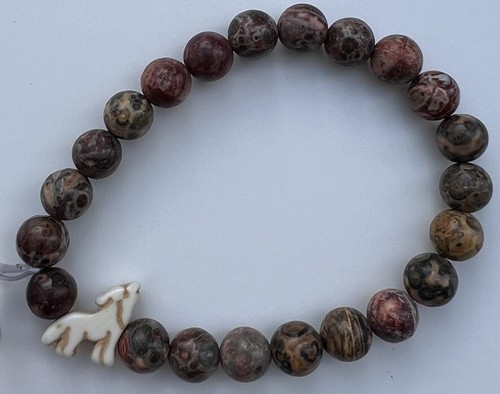 Fahlo The Scout Bracelet Desert Stone Wolf Bracelet ONLY NWT Howl - Picture 2 of 4