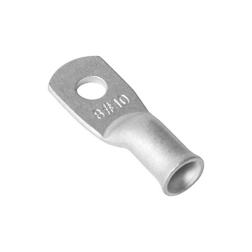 15 Pcs Battery Bare Copper Ring Lug Terminals Wire Connector 8 AWG #10 Stud - Picture 3 of 7