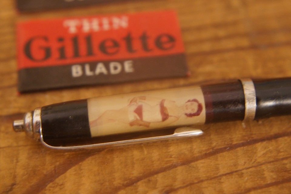 American Line SS St Louis Straight Razor, Other Razors, Burma Shave