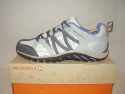 New Merrell Womens Mykos Octo Stretch Periwinkle/Ice Walking Hiking Shoes Sz 7M