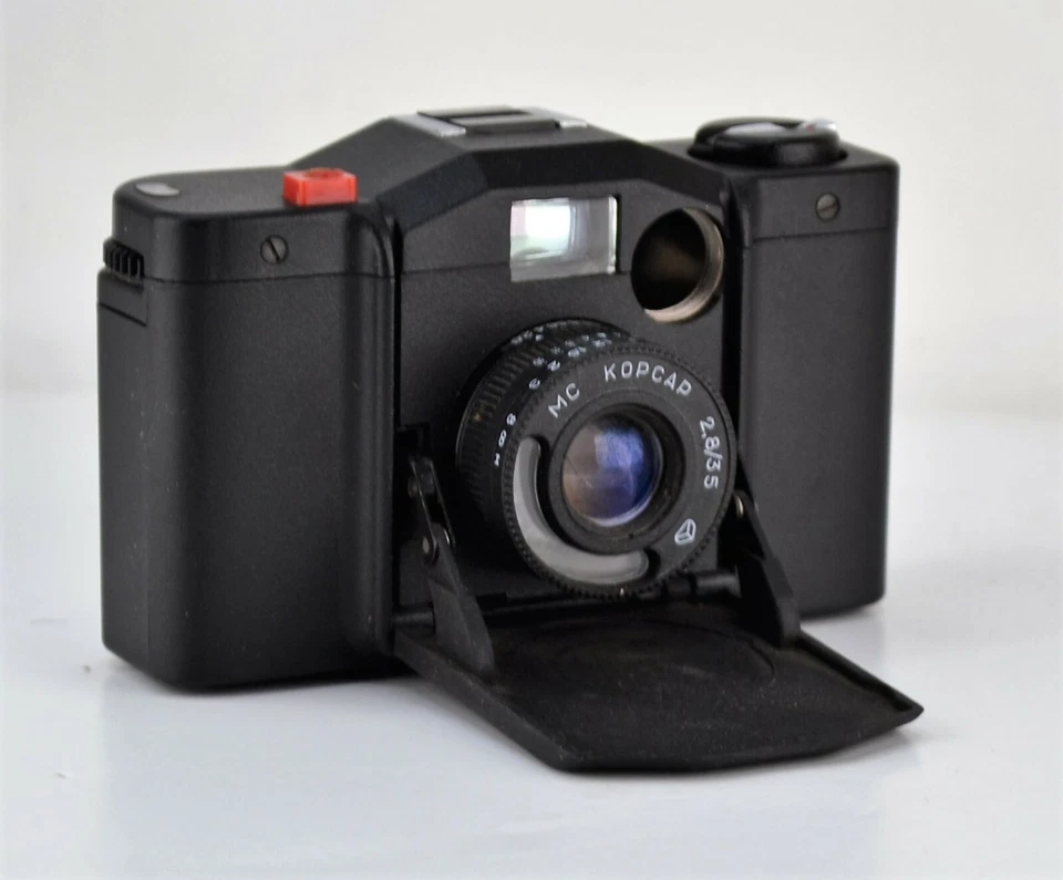 CASI EXCELENTE! ¡NO FUNCIONA! Cámara automática soviética urss "kiev-35a", en caja Foto 3 de 4