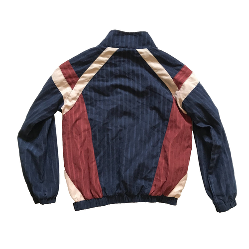 Kith Linden Track Suit Set Boys Large 10 12 Navy Blue Maroon Pants Jacket Zip Up - Picture 5 of 14