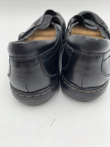 Rockport Womens Shoes Sz 6.5 Mary Janes Black Leather With Strap - Picture 5 of 13
