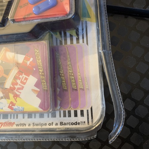 Power Rangers Mighty Morphin Tiger Barcodzz Electronic Handheld Game 94' HTF New - Picture 5 of 5