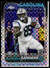 JaTavion Sanders X-Fractor 2024 Topps Chrome