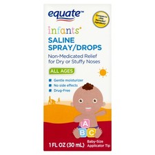 Equate Infants' Saline Spray/Drops, All Ages, 1 fl oz - Nasal Congestion.