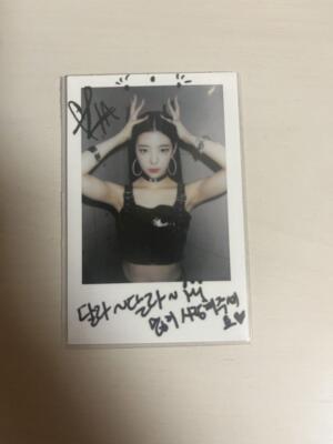 ITZY LIA Polaroid Style Photo Trading Card K-POP MIDZY Idole Collection Ryujin