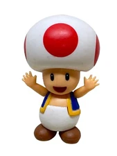 Jakks Pacific World of Nintendo Mario 2” Red Toad Figure 2790KT01