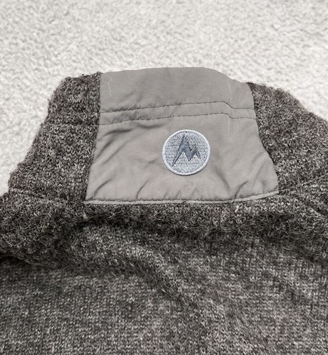 Marmot Poacher Pile Wool Blend Sweater Jacket Sz Medium - Picture 6 of 9