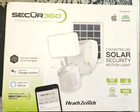 SECUR360 LED Solar Powered Motion Sensor Wi-Fi Security Flood Light White