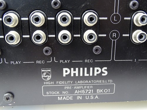 Philips High Fidelity Laboratories AH5721 Pre-Amplifier Made in USA Vintage Read - Picture 17 of 19