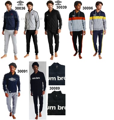 HERREN SPORT UND FREIZEIT ANZUG JUGEND KOMPLETT HAUS FULL ZIP BAUMWOLLE UMBRO