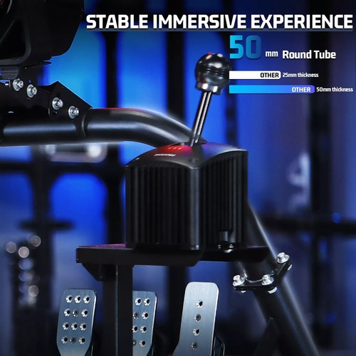 Dardoo Racing Cockpit Con Soporte De TV Y Asiento Para G923 G920 T500 FANTEC - Picture 25 of 43