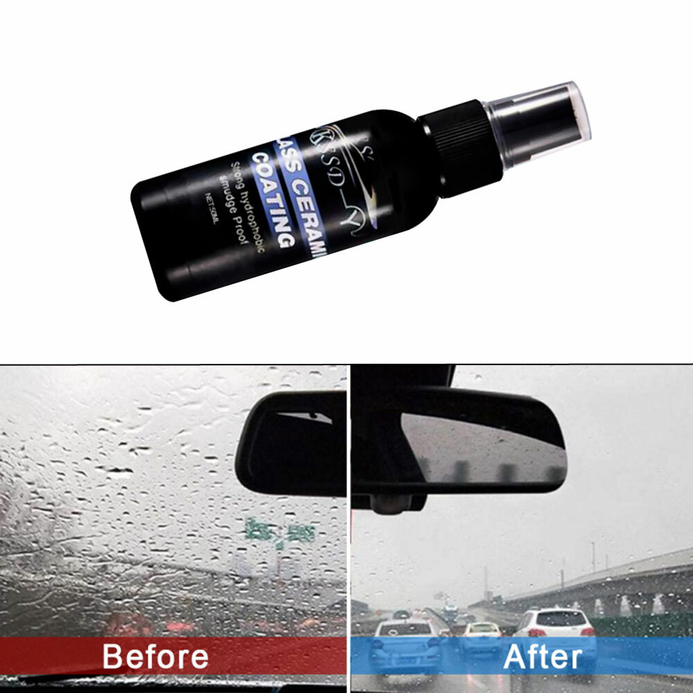 Glass Coat Spray Windshield Windows Hydrophobic Water Repellent Improved  Visibility Protection for Glass Parts Spotless, Automobile Glass Rain