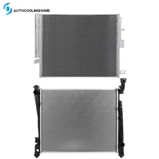 Cooling Radiator And A/C Condenser For 2015 2017 2018 19-2020 Dodge Durango 5.7L