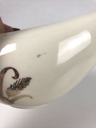 VTG HOMER LAUGHLIN "GOLDEN WHEAT" MCM GRAVY / SAUCE BOAT (Replacement/Addition) - Picture 4 of 10