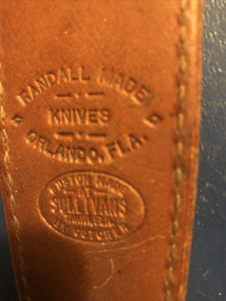 VAINA 'Hecha por Randall' para cuchillo de 4" hoja con clip supervivencia daga Foto 2 de 4
