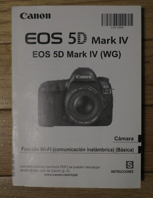 User Guide Manual #1 Canon EOS 5D Mark III Genuine Camera Instruction Book