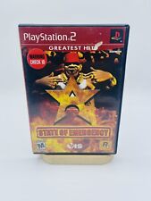 State of Emergency Greatest Hits (Sony PlayStation 2, 2003) Case, Disc & Manual