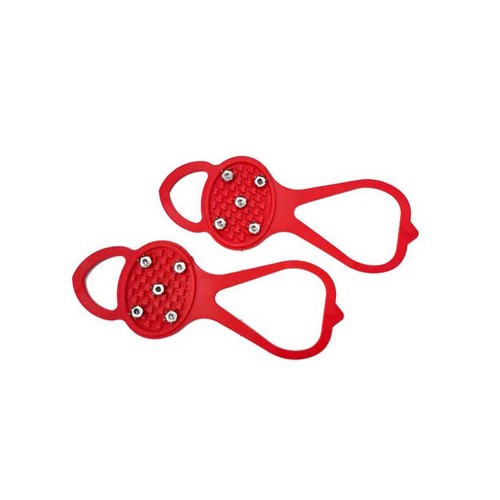 1 Pair 5 Spikes Ice Snow Grips Anti-Skid Traction Grips Kid Crampons Ice Cleats - Picture 15 of 23