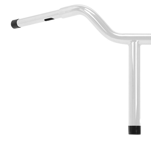 For Harley Softail Sportster Dyna Low Rider 12" Rise MX-T Bars Handlebar Chrome - Picture 8 of 11