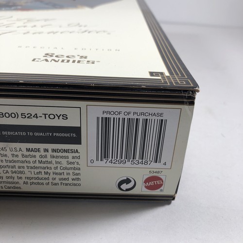 Barbie Ho lasciato il mio cuore a San Francisco See's Candies Edizione Speciale LEGGI DESCRIZIONE - Foto 3 di 10
