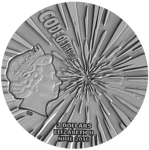 2016 - Niue - 2 $ - Code of the Future - Speed of Light - Silbermünze - 2 oz Ag - Bild 2 von 5
