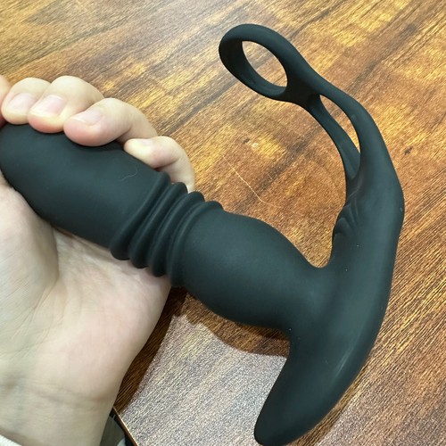Teleskopisch Anal Plug Vibratoren Prostata-Massagegeräte Sexspielzeug Für Männer - Bild 5 von 24