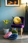Cotton Velvet round chair pad Cushion, Round seat pad for chair, Round Floor