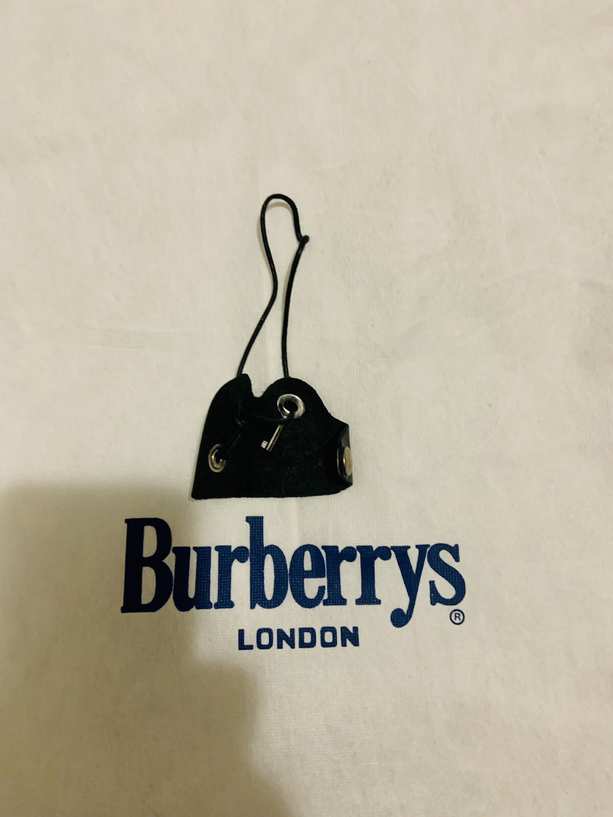 Brand New Vintage Burberry Black Leather Briefcase image 9